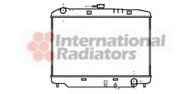 VAN WEZEL 37002179 -  Радиатор, охлаждение двигателя
